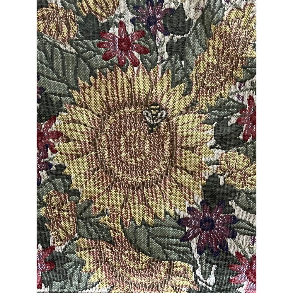 Vintage Sunflower wall tapestry or tablecloth - Picture 5 of 8